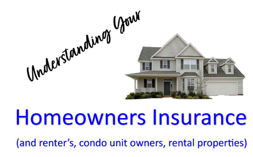 Understanding your Homeowners Insurance. Photo provided by teacher of seminar.